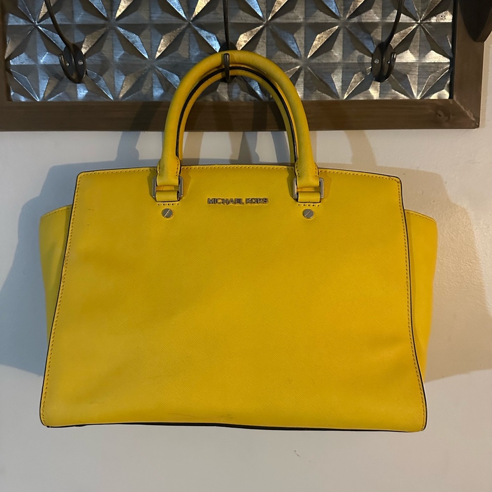 Michael Kors Vibrant Yellow Satchel